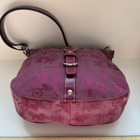 COACH TRADEMARK LOGO RARE Coach Chelsea EXC Coach Horse & Carriage LOGO VINTAGE - Picture 2 of 8